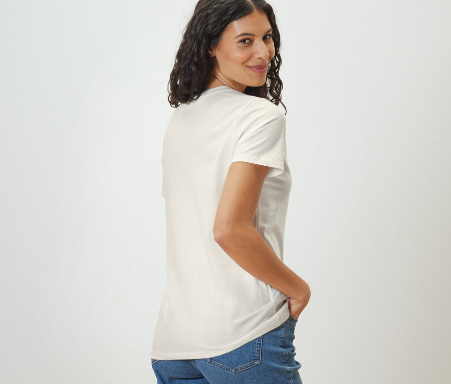 Basic T-Shirt, weiß | Tchibo (DE)