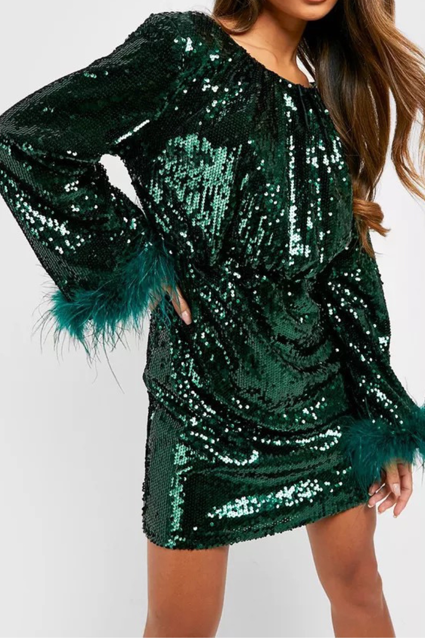 Gorgeous dress for Christmas or NYE runs true to size! 

#LTKHoliday #LTKSeasonal #LTKmidsize