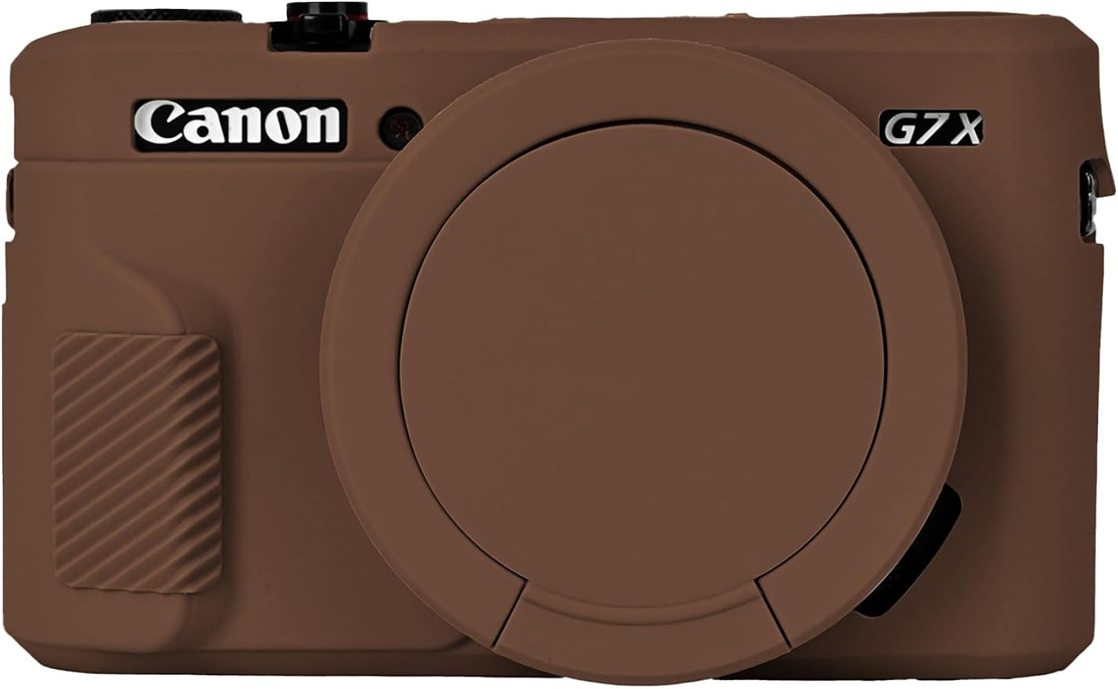 Easy Hood Camera Case with Lens Cover for Canon G7X Mark II Camera-Brown | Amazon (US)