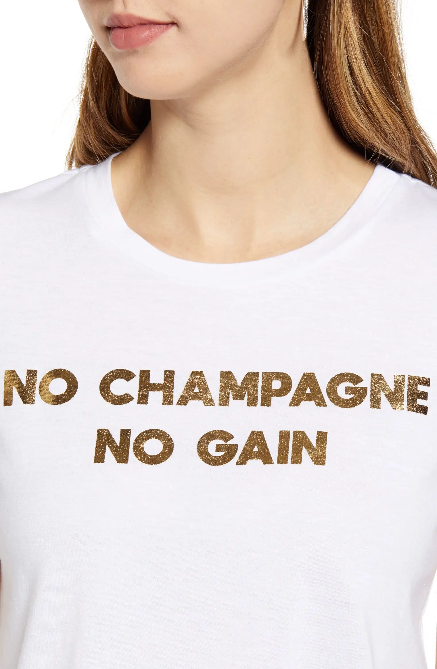 No Champagne No Gain Graphic Tee | Nordstrom