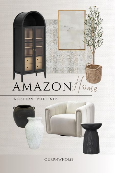 Amazon home favorites for the modern home!

Arched cabinet, display cabinet, black cabinet, upright cabinet, modern accent chair, white armchair, vases, black end table,  side table, accent table, faux olive tree, faux tree, faux greenery, basket, green area rug, neutral home, abstract wall art, geometric wall art, modern wall art

#LTKhome #LTKSeasonal #LTKstyletip