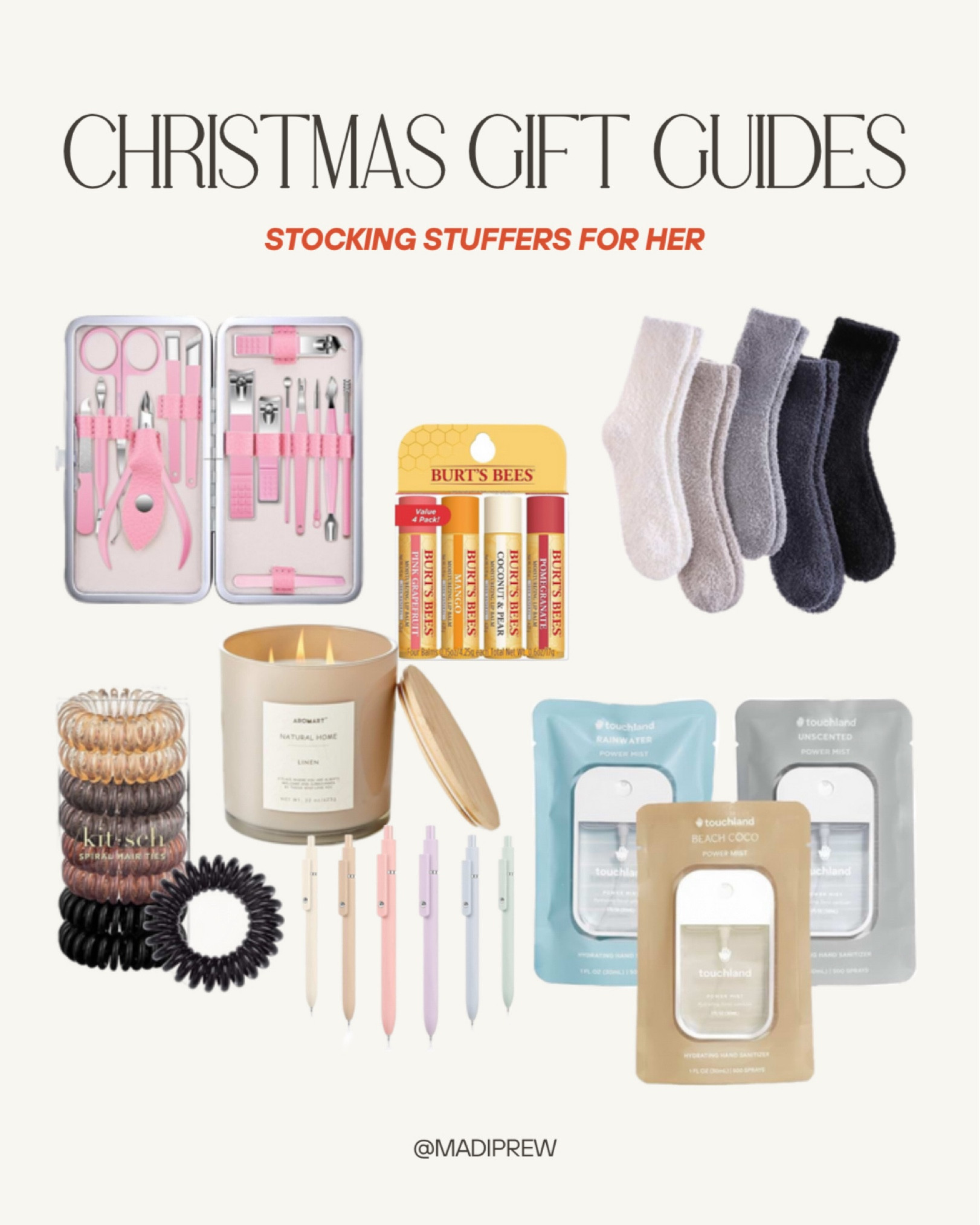 Christmas Gift Guide: Stocking Stuffers For Her

#LTKHoliday #LTKSeasonal #LTKGiftGuide