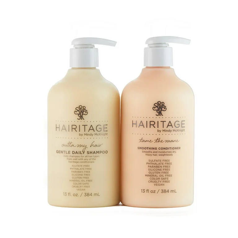 Hairitage Outta My Hair Gentle Daily Shampoo & Tame the Mane Smoothing Conditioner Value Set 13 o... | Walmart (US)