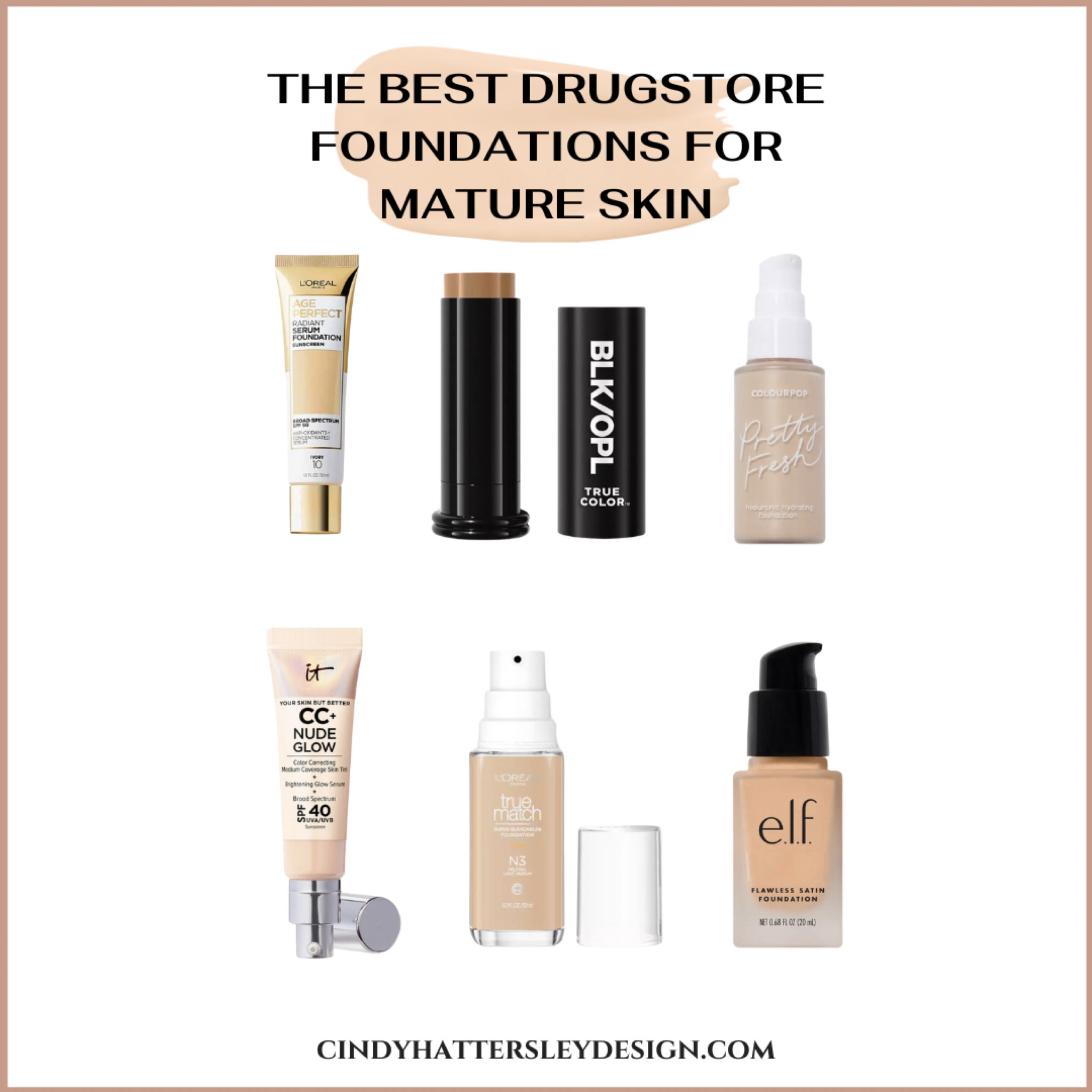 Best drugstore foundations for mature skin
#maturemakeup #makeupover50 #foundation

#LTKover40 #LTKbeauty