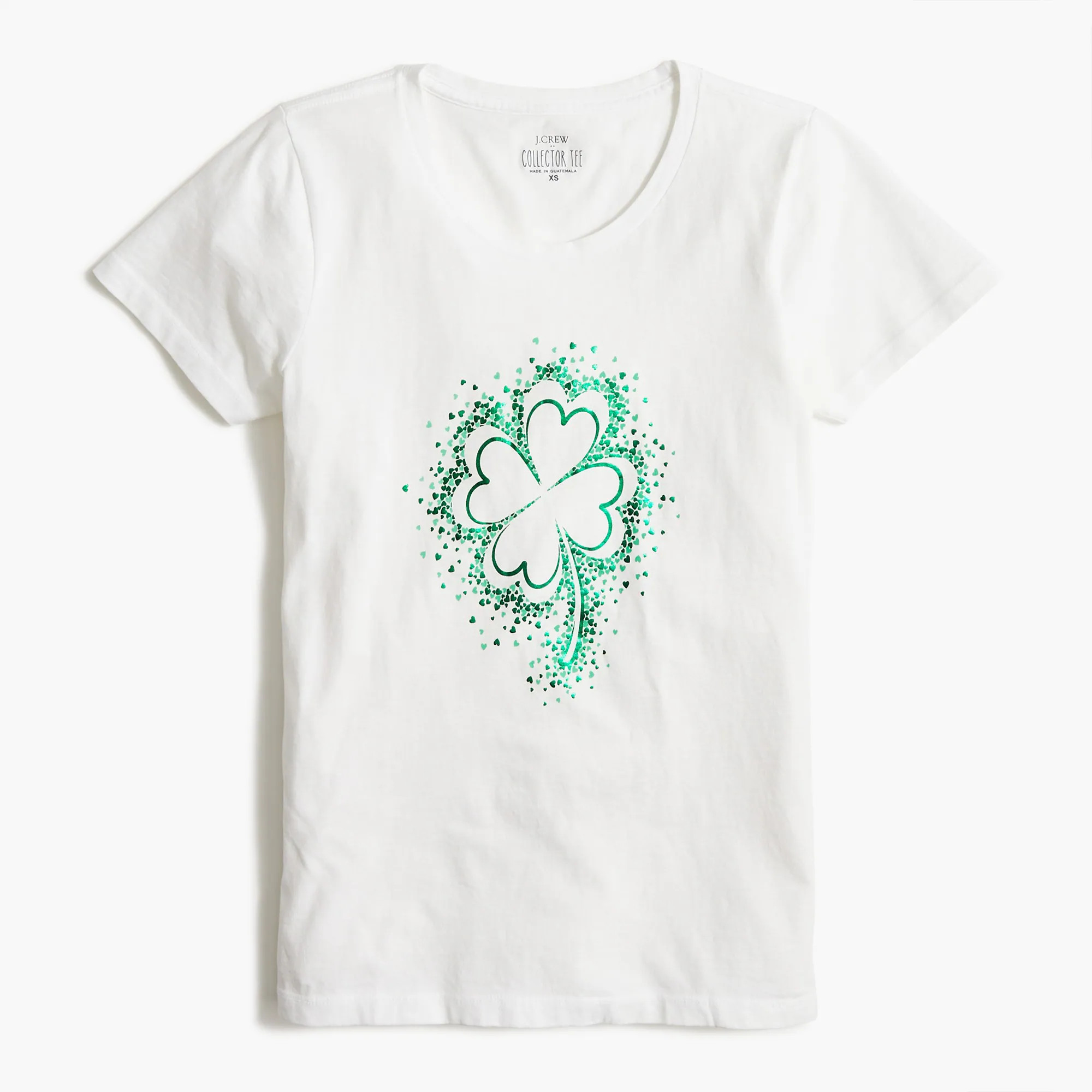 Factory: Clover Heart Graphic Tee For Women | J.Crew Factory