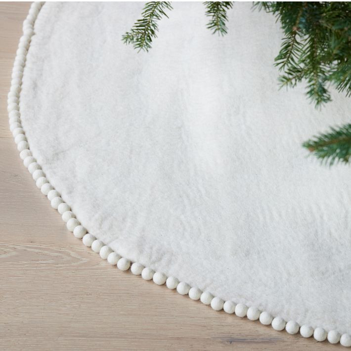 Felt Pom Pom Tree Skirt | West Elm (US)