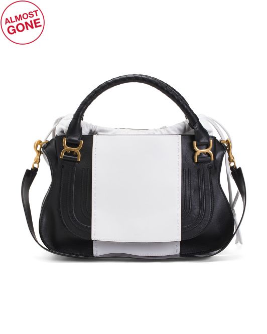 Made In Italy Marcie Small Double Carry Bag | TJ Maxx