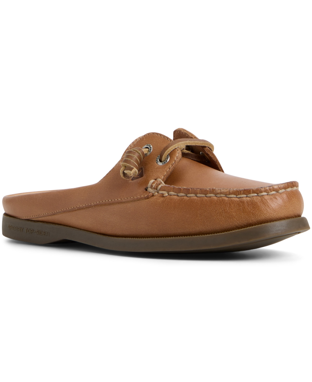 Sperry Women's Authentic Original Mule Boat Shoe - Smooth Tan | Macy's