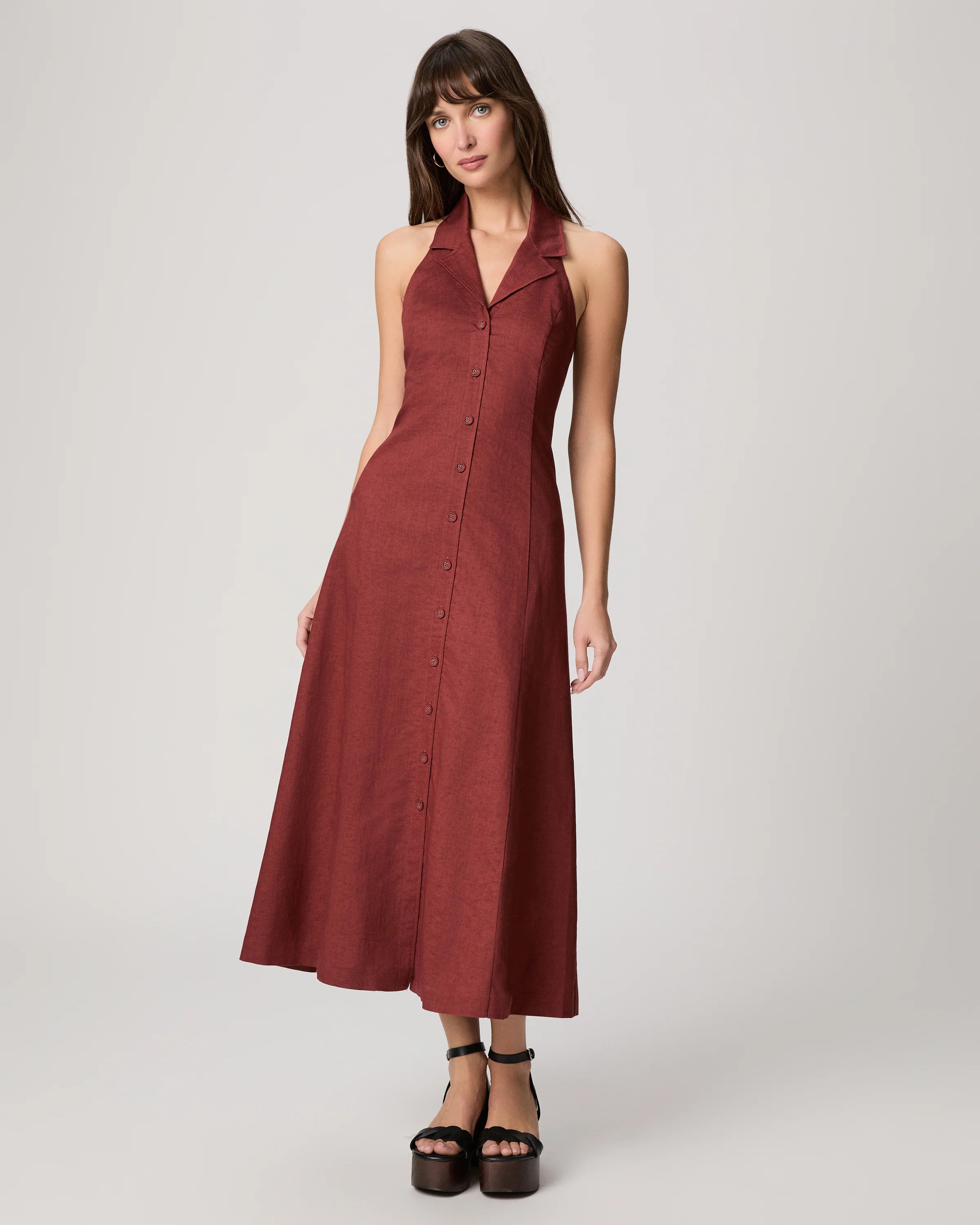 Adria Dress - Burnt Sienna | Paige