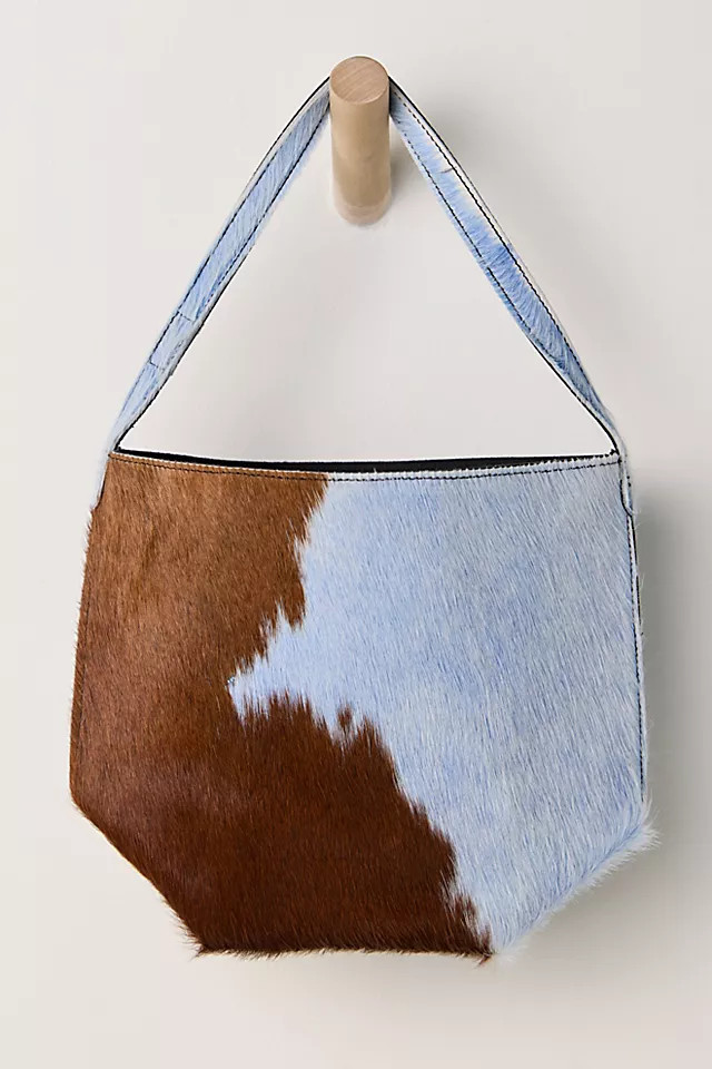 Understated Leather Cowhide Medium Bucket Bag | Free People (Global - UK&FR Excluded)