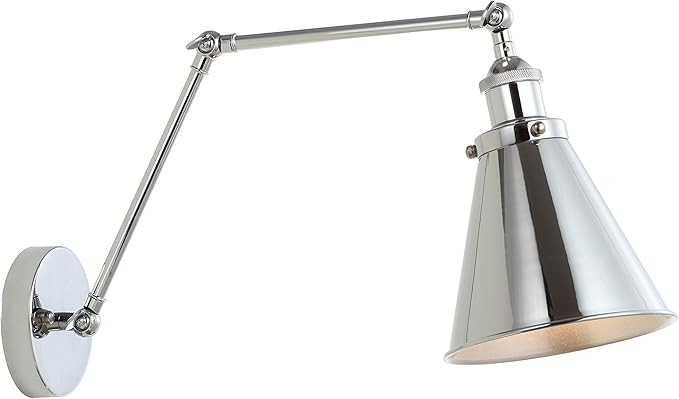 JONATHAN Y JYL7460A Rover 7" Farmhouse Industrial Adjustable Arm Metal LED Wall Sconce Rustic Boh... | Amazon (US)