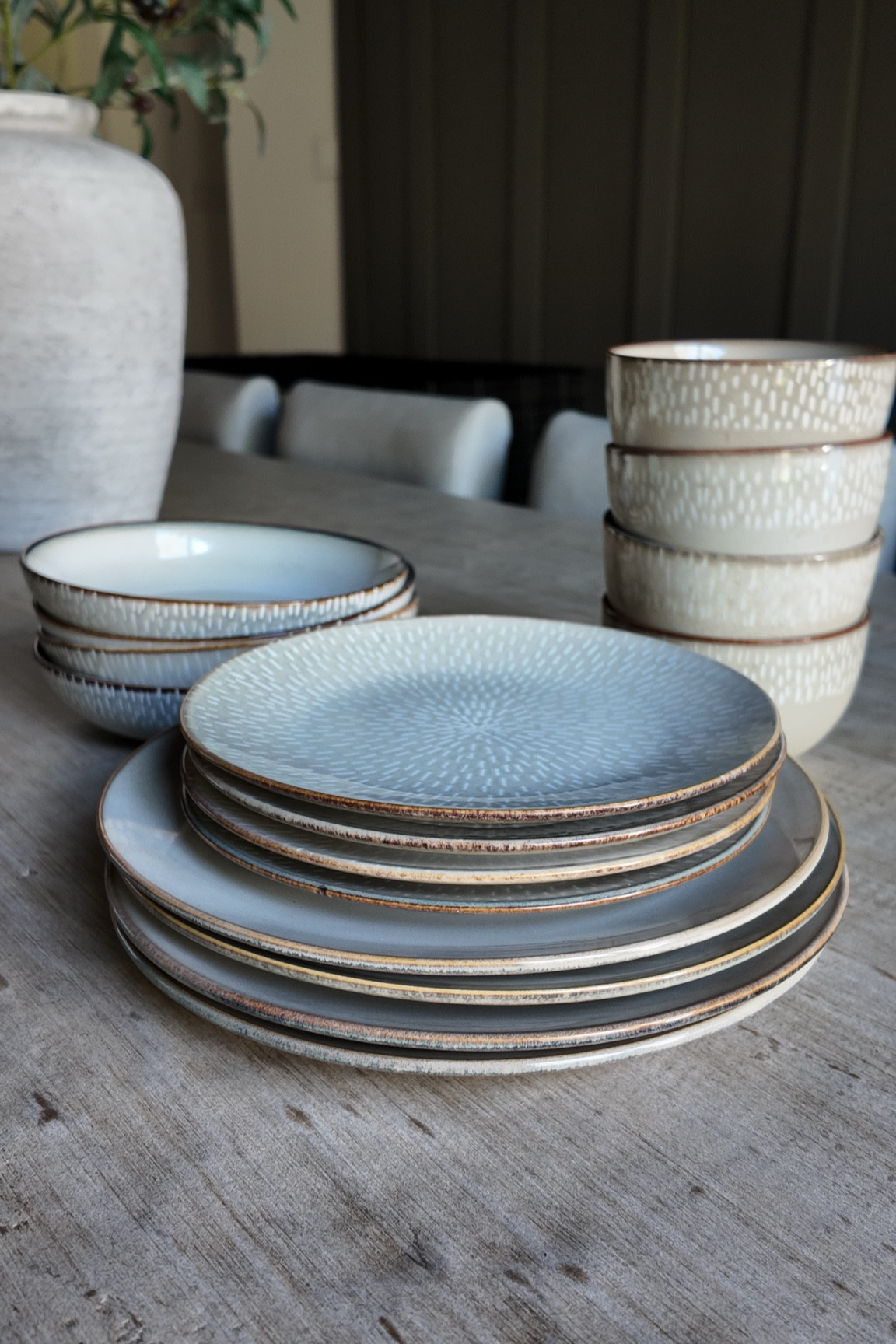 We have been using our Gibson Elite Matisse 16-Piece Dinnerware Set in the color taupe from Walmart for a couple years now and we love them! They have held up so well and still look brand new. They are dishwasher and microwave safe! 

#LTKGiftGuide #LTKHoliday #LTKHome