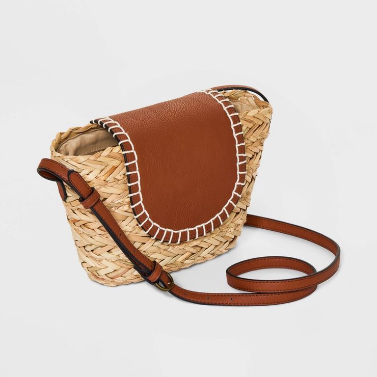 Straw Crossbody Bag - Universal Thread™ | Target