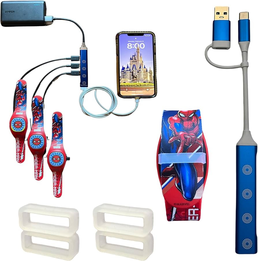 MultiCharger for MagicBand+, MagicBand +, Magic Band Compatible with FuelRod & Other External Bat... | Amazon (US)