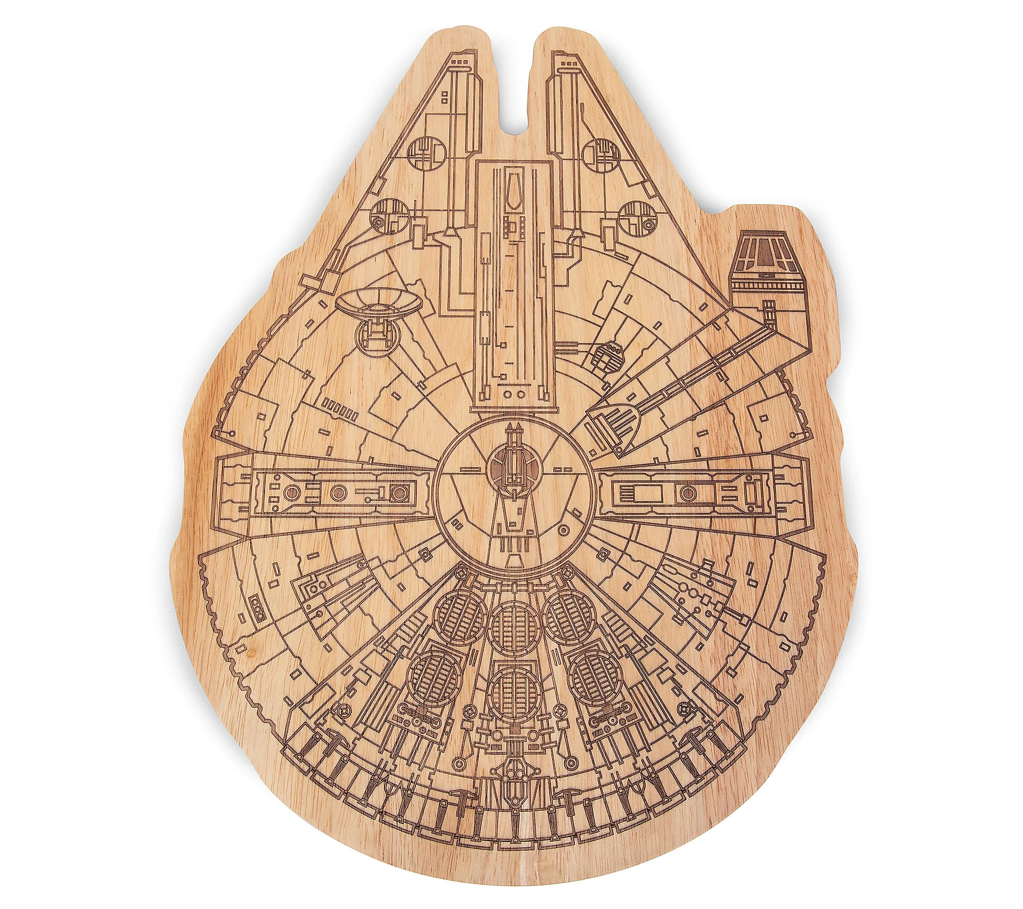 Toscana Star Wars Millennium Falcon Serving Cha rcuterie Board | QVC