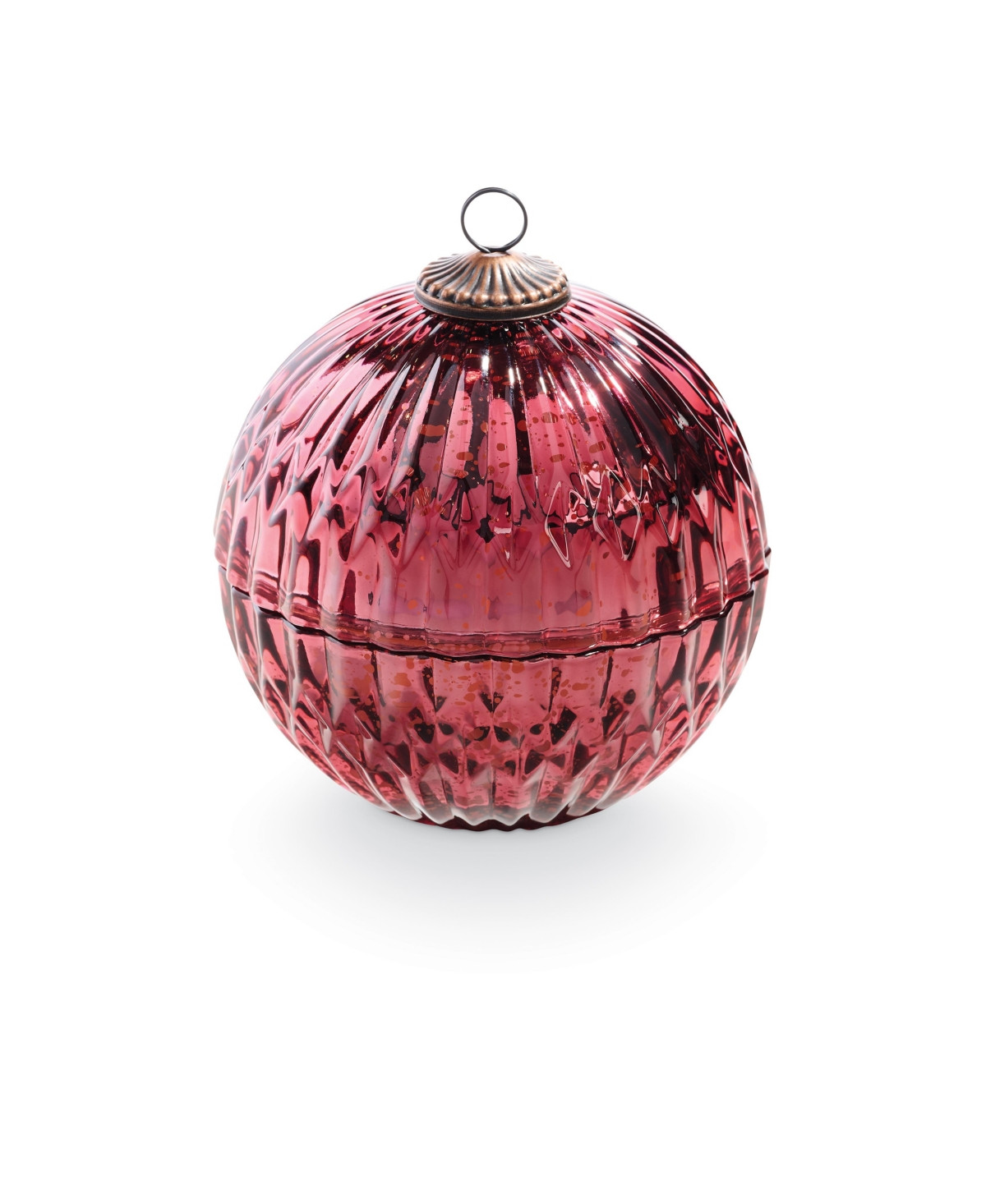 Illume Balsam Cedar Red Ornament Candle - Red | Macy's