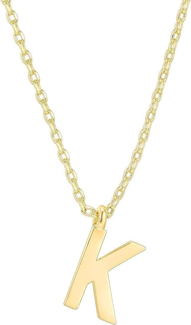 PAVOI 14K Gold Plated Initial Necklace | Letter Necklaces for Women | Amazon (CA)