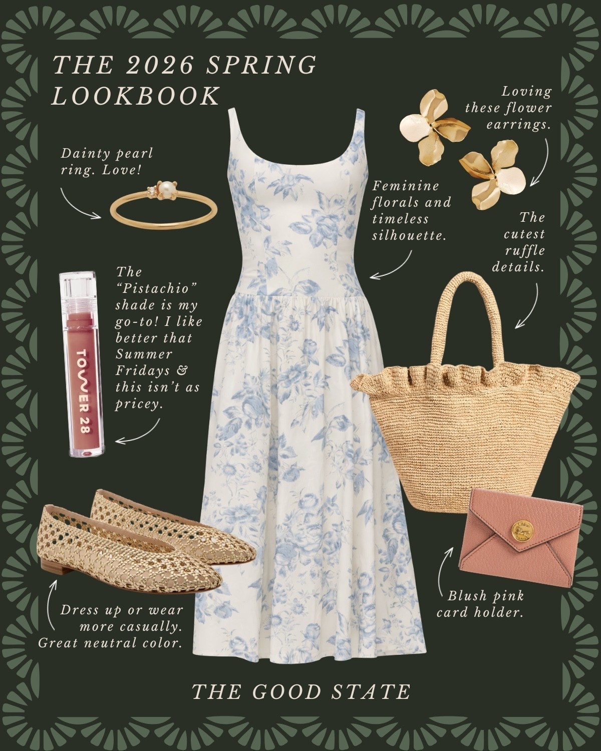 This Spring we are saying YES to happy colors!! We are saying yes to more prints and patterns. Yes to having fun getting dressed! This Lookbook is for the Spring girlies that are saying yes with me! The ones longing for the warmth of sunshine on their skin and a cool breeze blowing through their hair. Shorts and a sweatshirt weather. A flowy dress and a light cardigan. This is for the ladies counting down the days until the farmers market opens back up. The ones who love early mornings at the market—flaky croissant in one hand and a rosemary latte in the other. This is for the ones who can’t resist a bouquet of fresh flowers and are trying to figure out how to grow their own cut flower garden at home (🙋🏼‍♀️). For the ones who spend the golden evenings having a picnic with friends. For the people (like me) who always have a picnic blanket in their car. This is for the girlies love allllll things gingham, their trusty ball cap, pops of color and who firmly believe you can’t have too many neck scarves or bandanas. For the ones who love feminine details like lace trim, dainty florals and ruffles. This Spring may we slow down, breathe deep, embrace the life all around and romanticize the seemingly ordinary moments🌼

#LTKSaleAlert #LTKActive #LTKootd