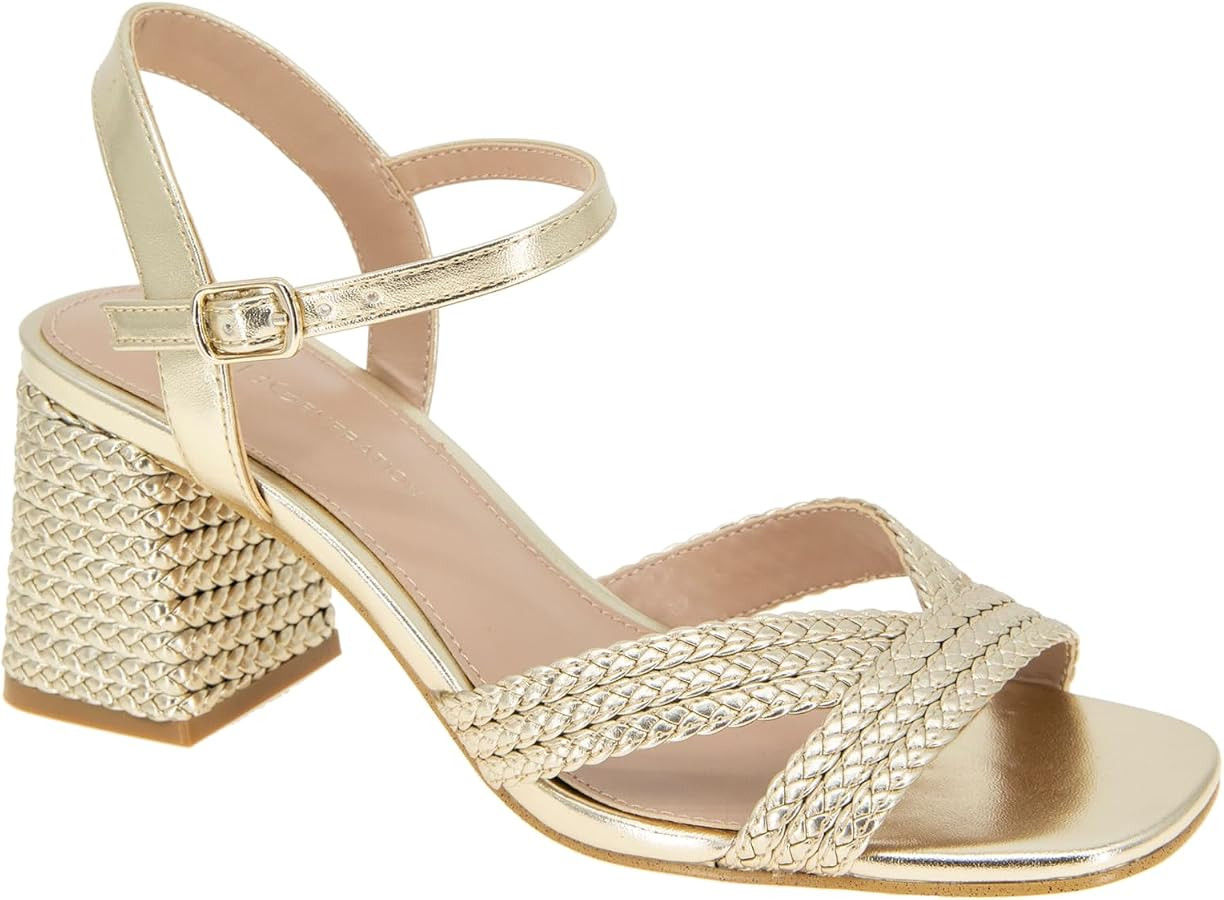 BCBGeneration Women's Block Heel Heeled Sandal | Amazon (US)
