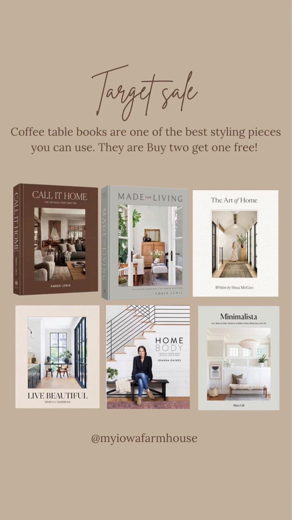 Target is having a great sale on coffee table books. They are buy two get one free. These are the best styling pieces you can use. They are perfect on bookshelves, console tables, nightstands and coffee tables! ￼

#LTKSaleAlert #LTKHome