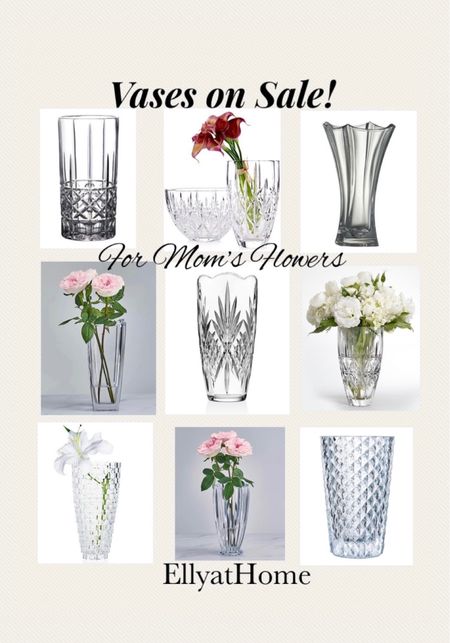 Beautiful glass, crystal vases on sale at Macys friends and family sale! Perfect for mom’s fresh flowers for Mother’s Day! Home decor accessories, interior styling. Gifts. Under $50


#LTKsalealert #LTKhome #LTKGiftGuide