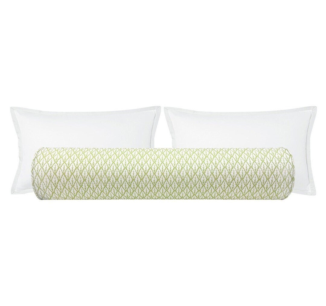 The Bolster : Verbena Print // Celadon | Floral Print | Bedroom Decor | - Etsy | Etsy (US)