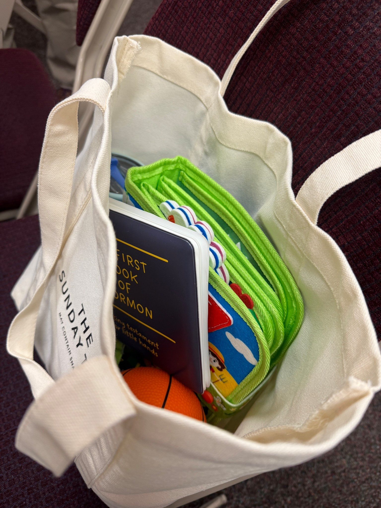 Everything I pack for church on Sundays! With a toddler you need lots to keep them busy and of course lots of snacks!! 

Tote and church books are @sunbeamplay.co

#LTKmomlife #LTKKids #LTKBaby