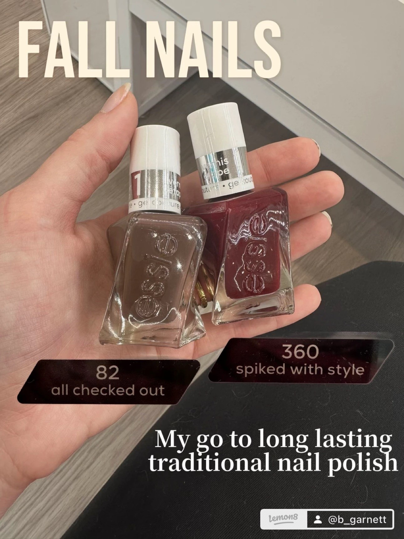 Still very much on my traditional nail polish game and my natural nails are getting so long and string! Super addicted to my Essie Long wear nail polish 

And adding these shades to my collection for fall & the holidays. 

They would make a great stocking stuffer as well 

Nail polish | sticking stuffers | gifts for her | Essie nail polish | gifts for trans -: stocking stuffers for her 

#LTKHoliday #LTKCyberWeek #LTKGiftGuide