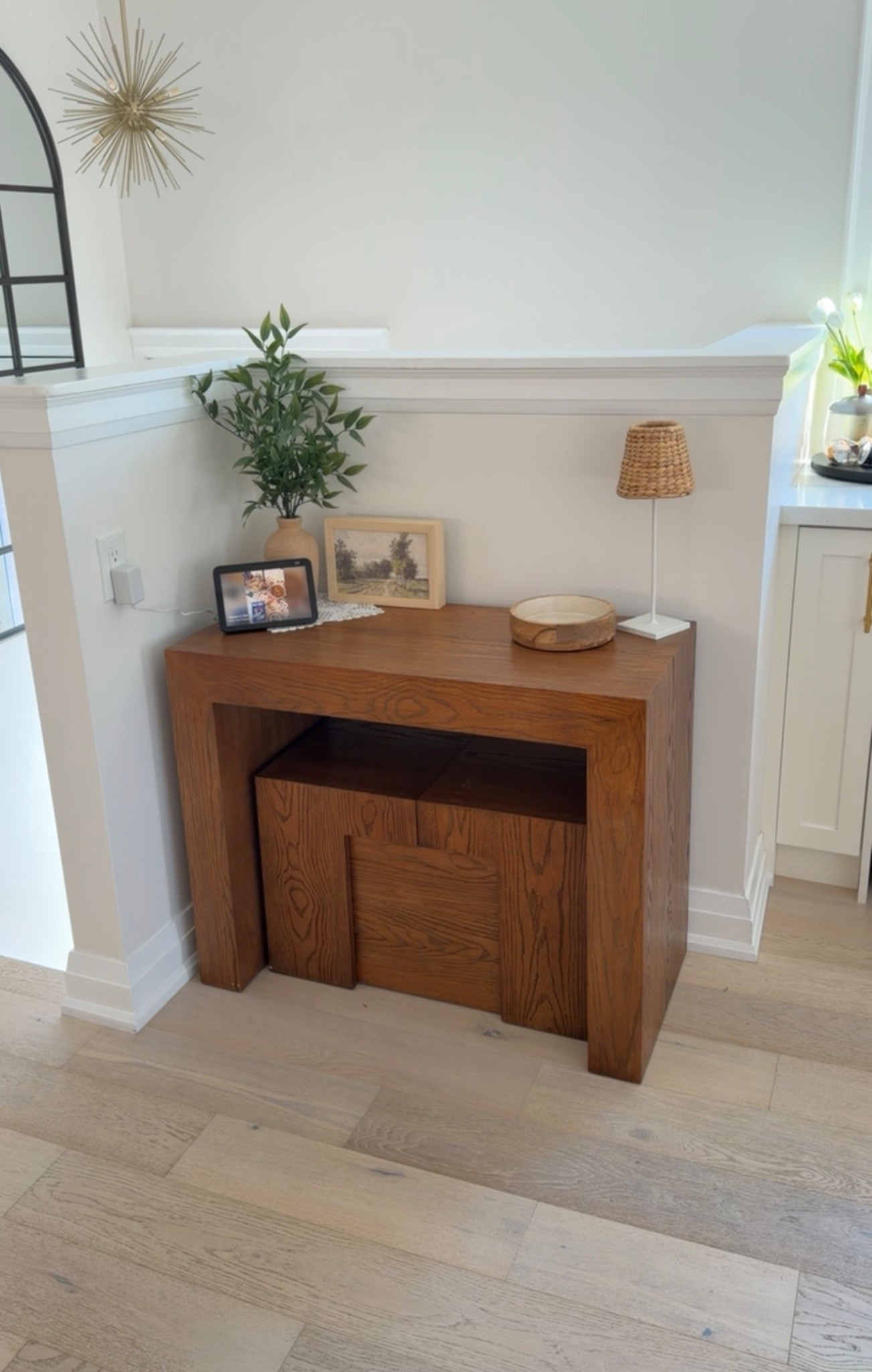 Extendable wooden dining table & side table! Extends into a 10 person table! 

#LTKfoodie #LTKHome #LTKSaleAlert