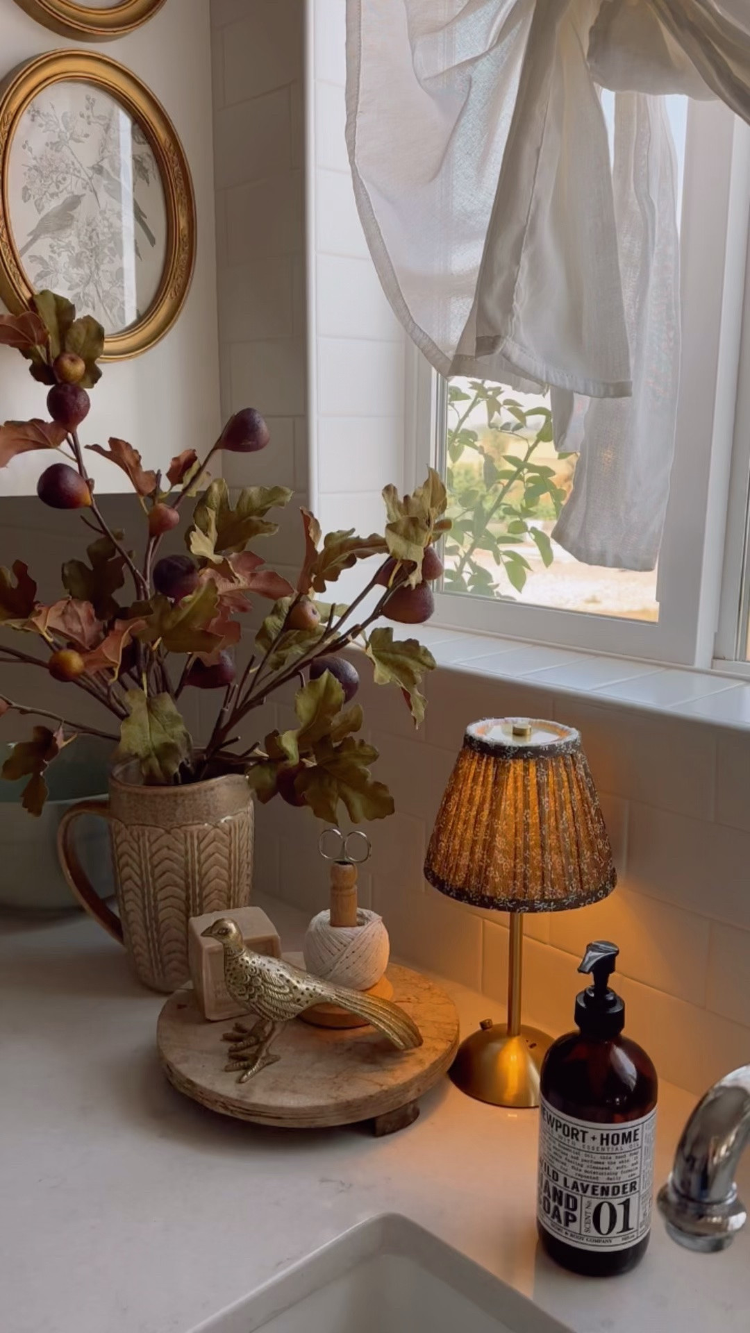 Adding touches of Fall to my kitchen! I absolutely love this little corner by the sink. Frames are thrifted, vase is Hobby Lobby…I’ll link everything else!

#LTKSaleAlert #LTKHome #LTKSeasonal