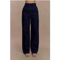 Rayne Wide Leg Denim Jeans - Indigo Blue I MESHKI I Size 4 | MESHKI US