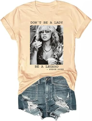 Don't Be A Lady Be A Legend Shirt, St.Evie Nic.Ks T Shirt Dont Be A Lady | Amazon (US)