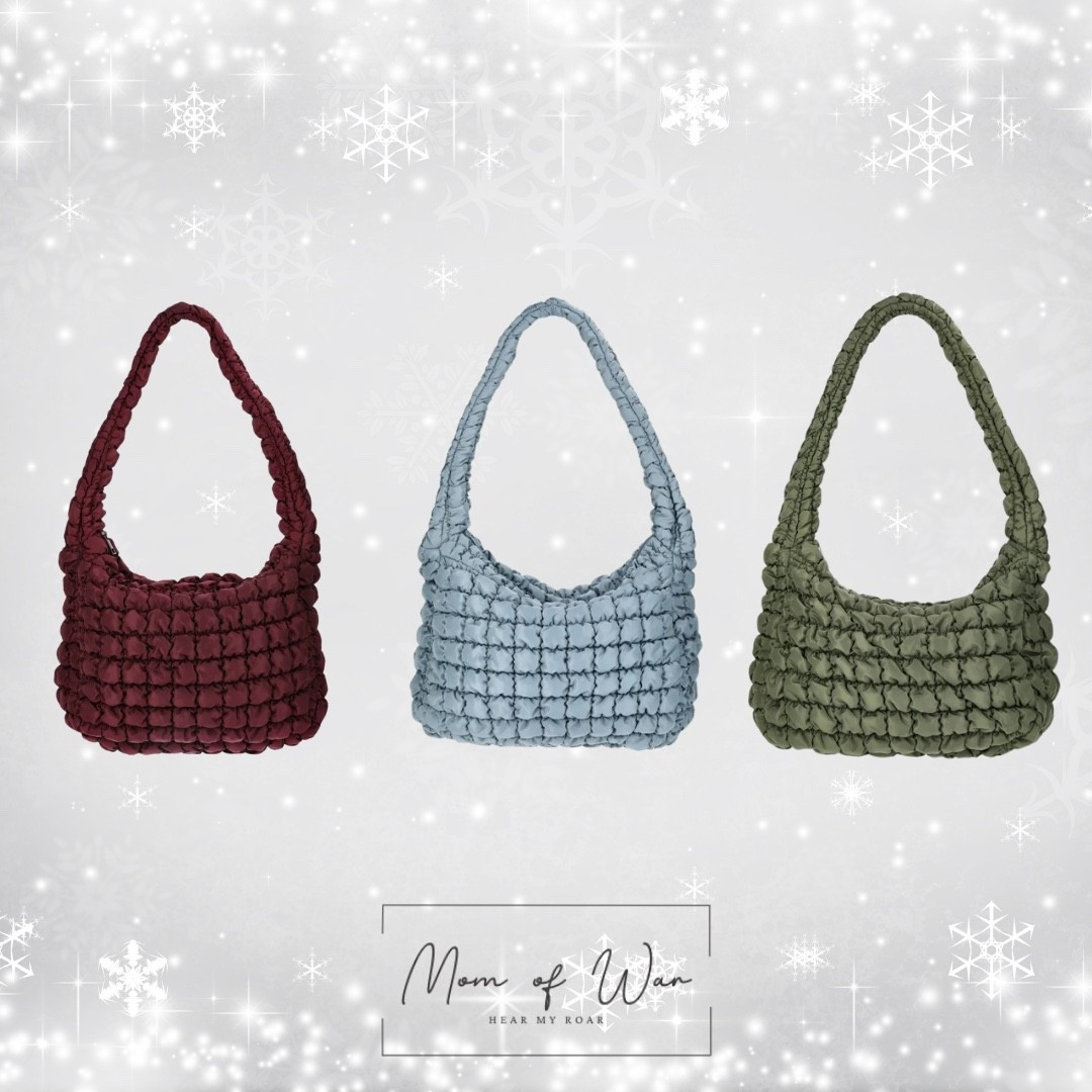 The perfect winter puffer tote!