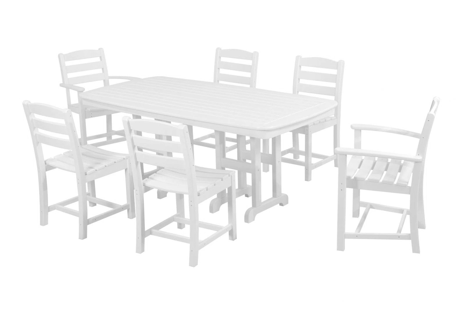 La Casa Café Rectangular 6 - Person 72'' Long Dining Set | Wayfair North America