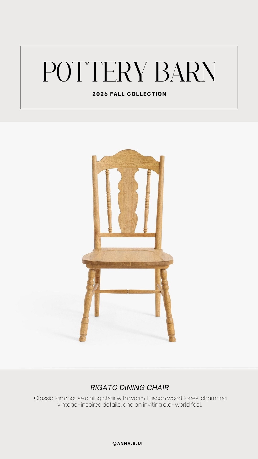 New at Pottery Barn! 🤎 The Rigato Dining Chair brings charming vintage-inspired details and warm farmhouse character to the dining room. Such a beautiful classic furniture find! ✨ @Pottery Barn #diningchair #chair #farmhouse

#LTKHome #LTKSaleAlert