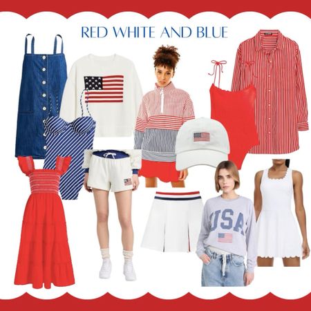 4th of July outfit ideas, flag sweater for less, red white and blue outfit ideas 

#LTKSeasonal #LTKFindsUnder50