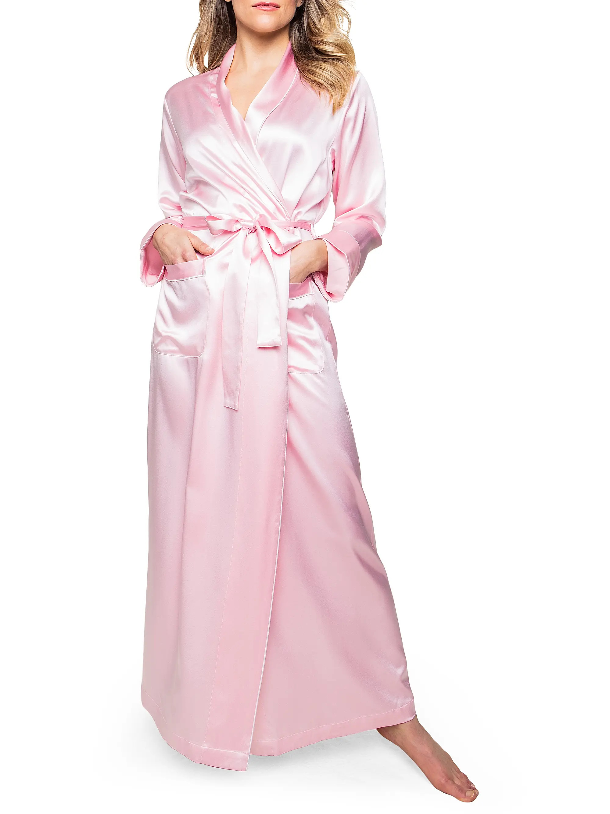 Silk Long Robe | Saks Fifth Avenue