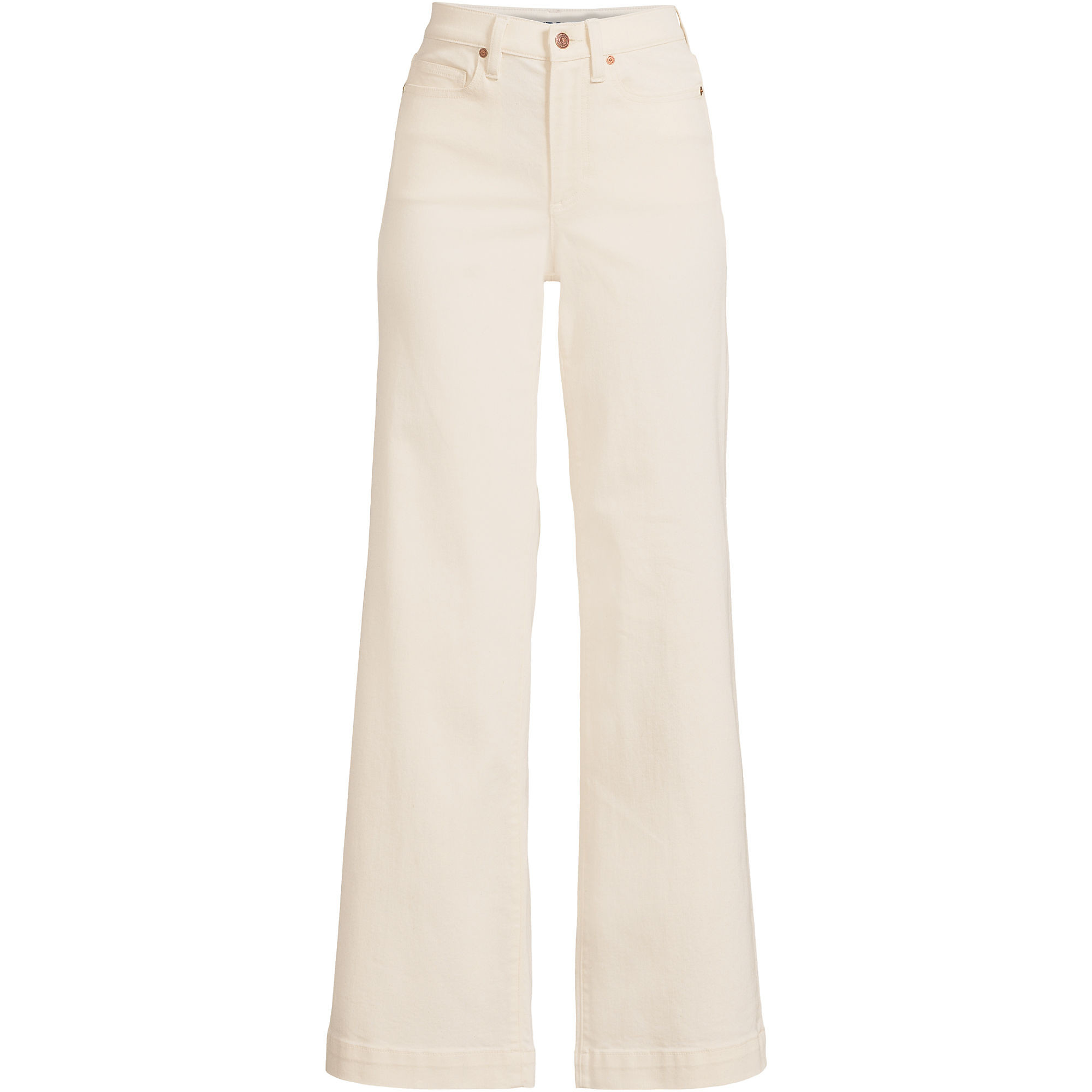 Women's Recycled Denim High Rise Wide Leg Jeans | Lands' End (US)