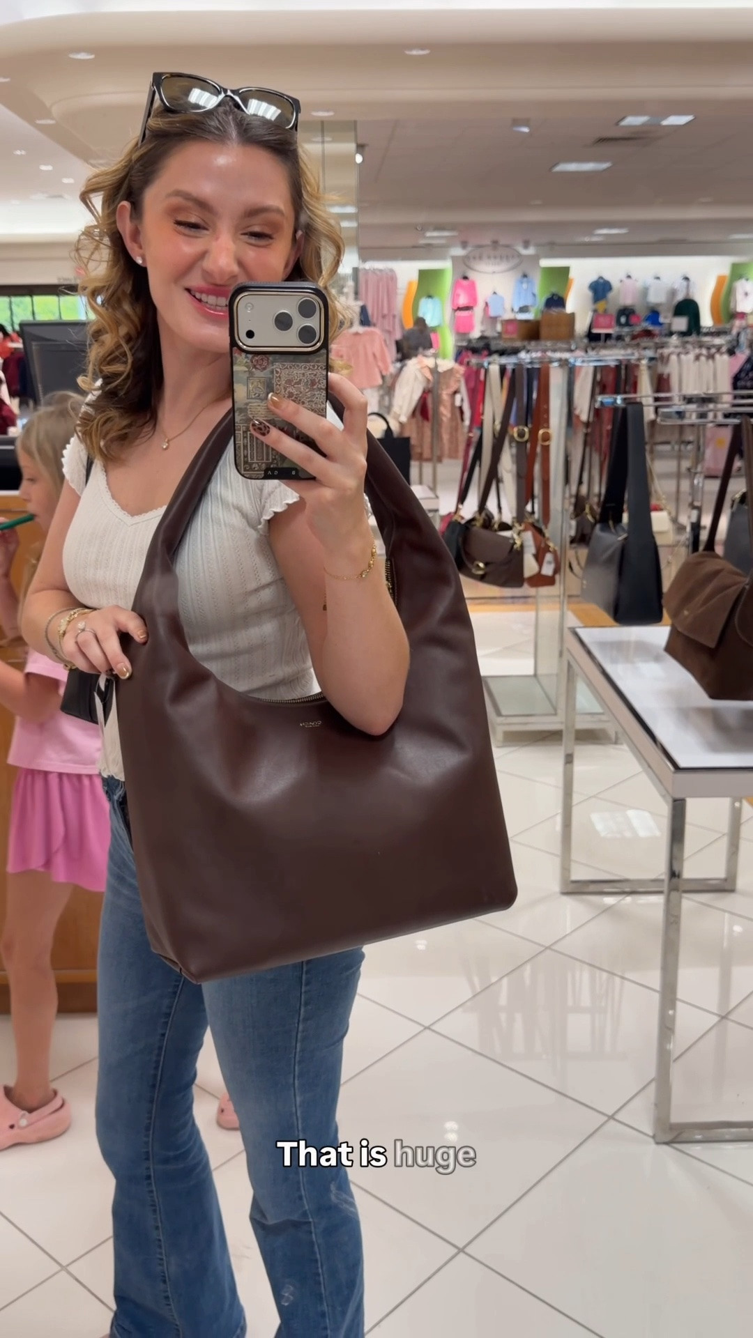 Let’s go buy a coach bag that isn’t out yet, or is it? 🛍️ Comment SHOP & I’ll dm you the link 💗

Dillards has been releasing new Coach retail bags, weeks before they come out on the official Coach website. I’m not really sure why but it’s a chance for you to grab some new bags early that a lot of people might not know about!

I saw that they had the new pillow Brooklyn 35 in black and maple o lien at Dillards so I went in store to se rid they were there as well!

What’s cool about this Brooklyn is it has a zipper and a thicker strap that is really comfortable. Overall the bag is so soft and squishy. Perfect for cozy fall outfits and she snug enough to fit everything you need! 

I saw so many other cute bags too like the pastel beaded Kurt Geiger bag as well as some cute brands I never heard of like Pinko.

Patricia Nash bag charms are a new obsession for me now!