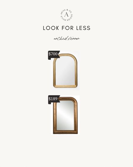 Arched mirror look for less 

#LTKsalealert #LTKhome