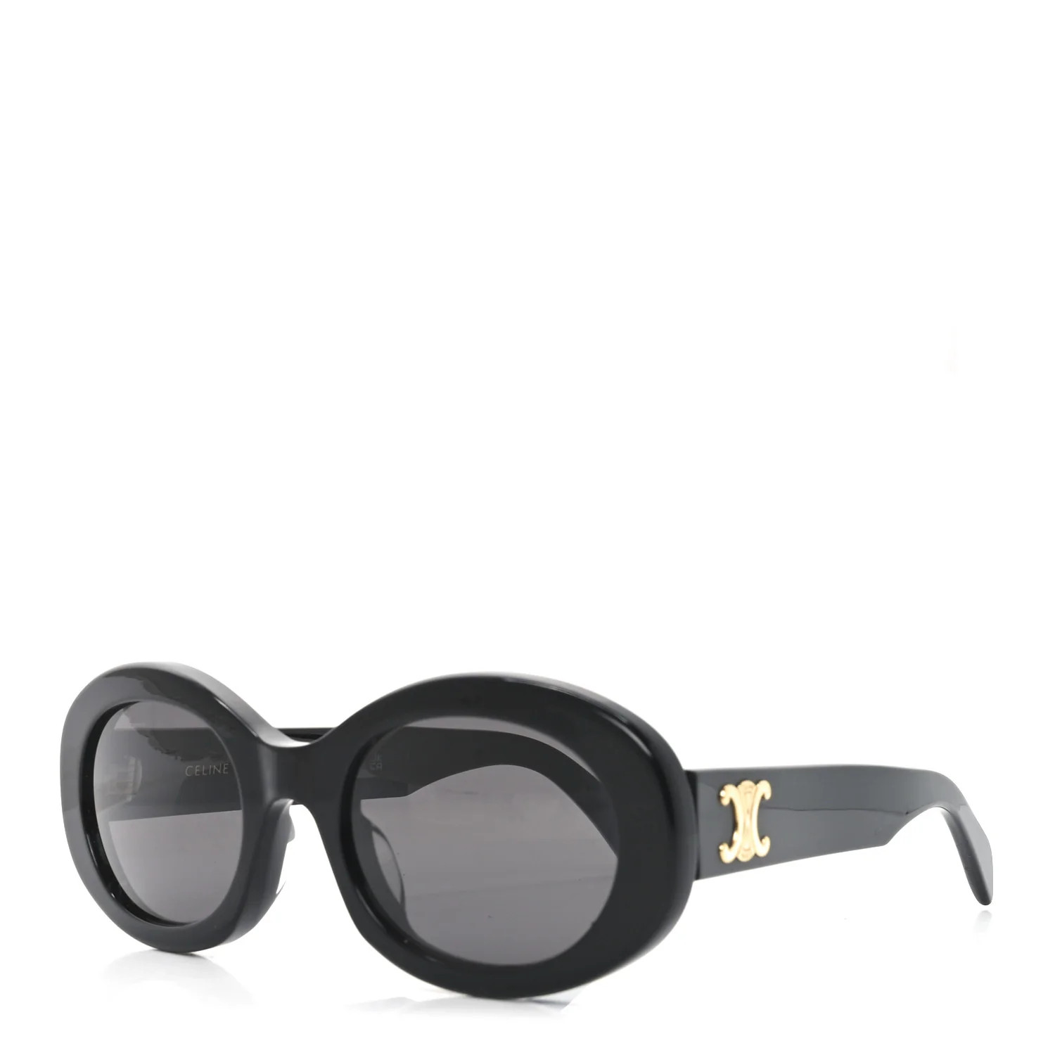 Acetate Triomphe 01 Sunglasses CL 40194U Black | FASHIONPHILE (US)