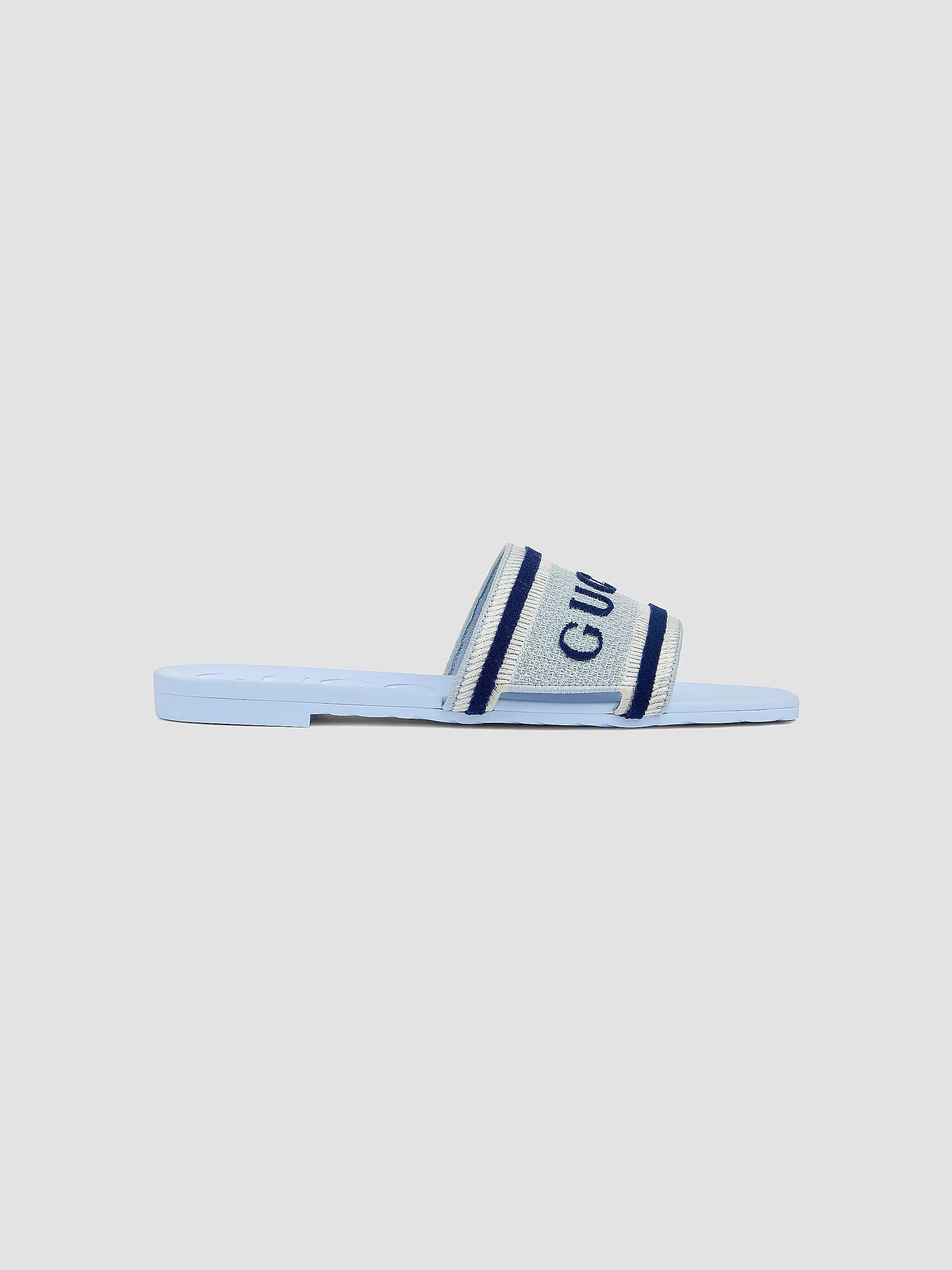 Luna Logo Cotton Canvas Sandals | Saks Fifth Avenue