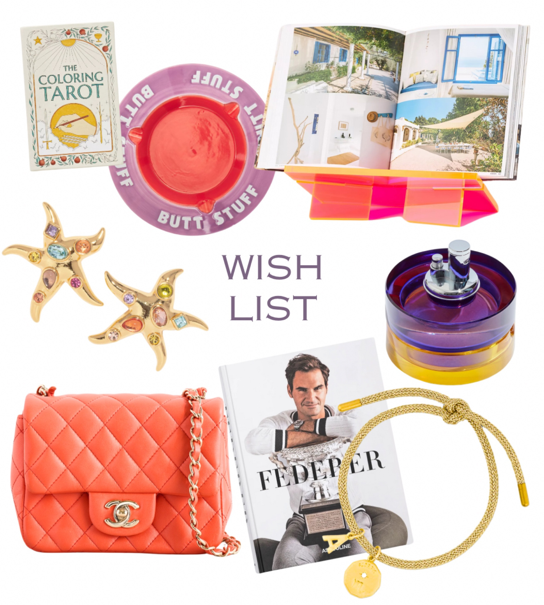 Color your own tarot deck, fancy 🚬 equipment, upcycled Chanel, nifty accessories, a Roger Federer display moment… Santa are you listening? Never too early to compile a list… 🤞

#LTKGiftGuide #LTKSeasonal #LTKHoliday