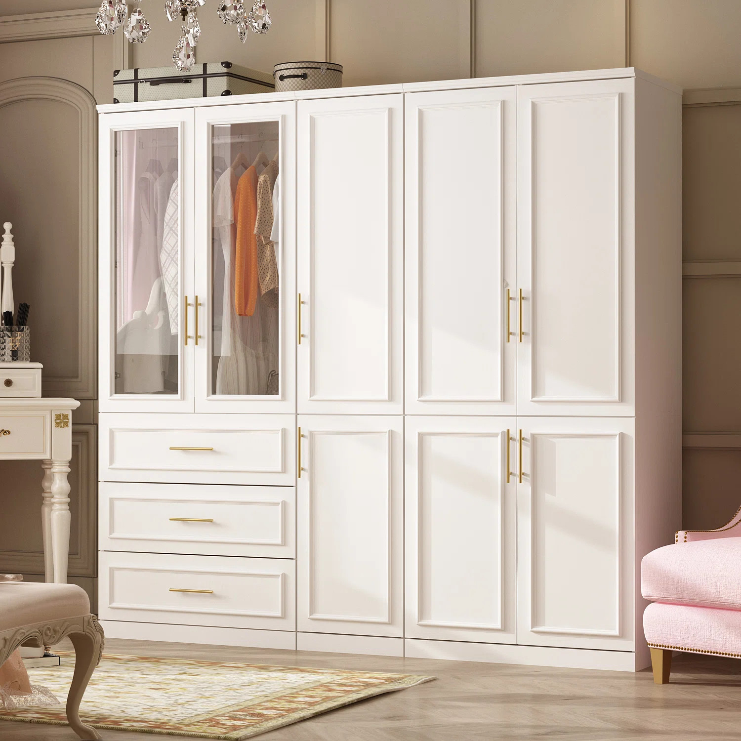 Willa Arlo™ Interiors Jonesville Armoire & Reviews | Wayfair | Wayfair North America