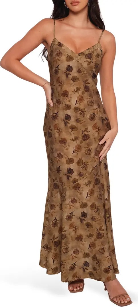 Fia Floral Print Chiffon Maxi Dress | Nordstrom