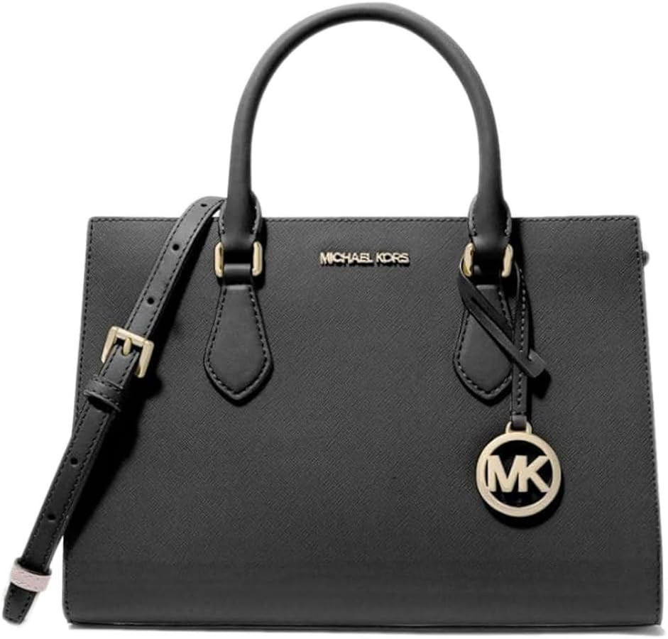 Michael Kors handbag for women Sheila satchel medium (Black gold) | Amazon (US)