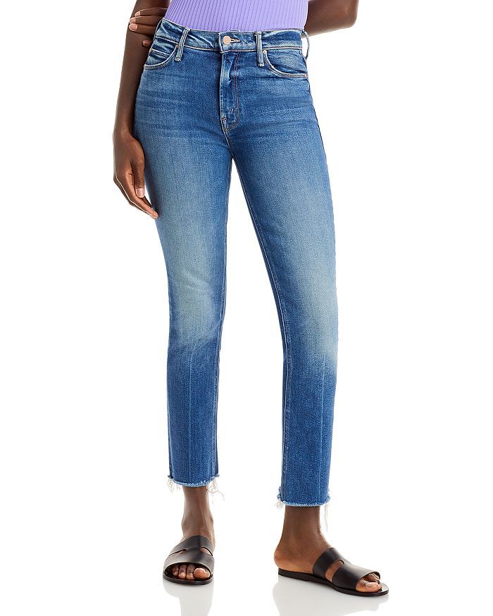 Dazzler Mid Rise Ankle Fray Jeans in Opposites Attract | Bloomingdale's (US)