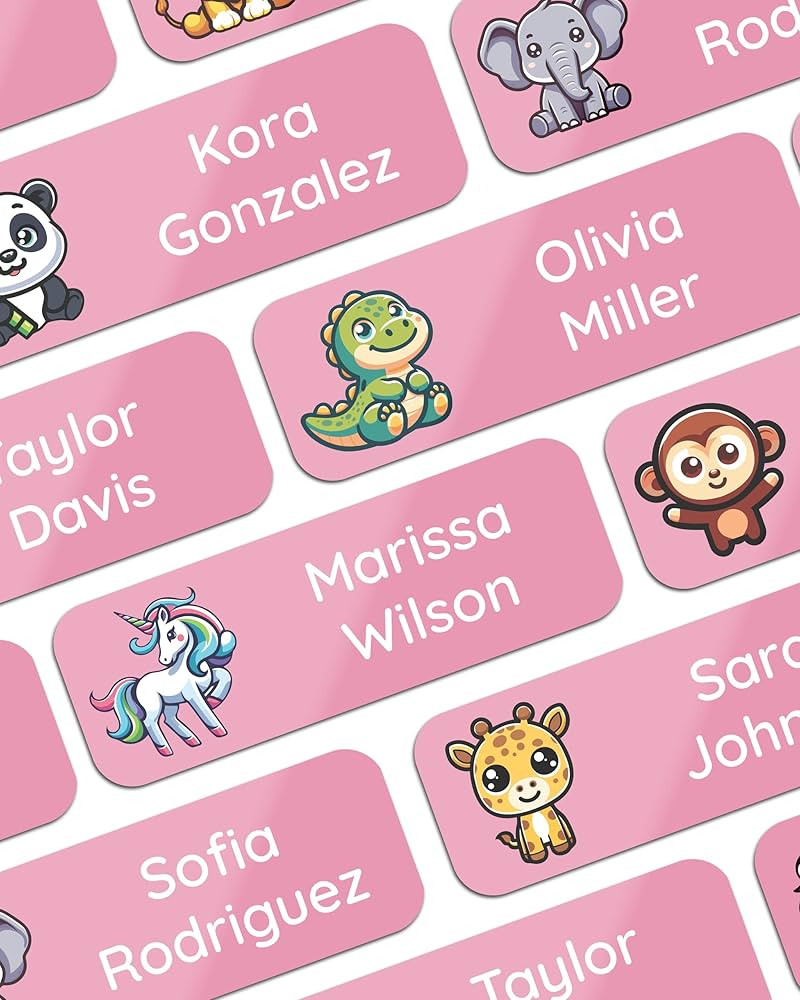 Custom Daycare Name Labels (120 Labels) - Personalized Clothing Labels - Waterproof Name Stickers... | Amazon (US)