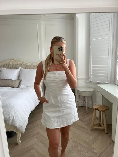 Summer Dress, Summer Outfit, Summer Dress, White Mini Dress, Abercrombie & Fitch, Holiday Outfit Inspiration, Summer Style

#LTKeurope #LTKSeasonal #LTKstyletip