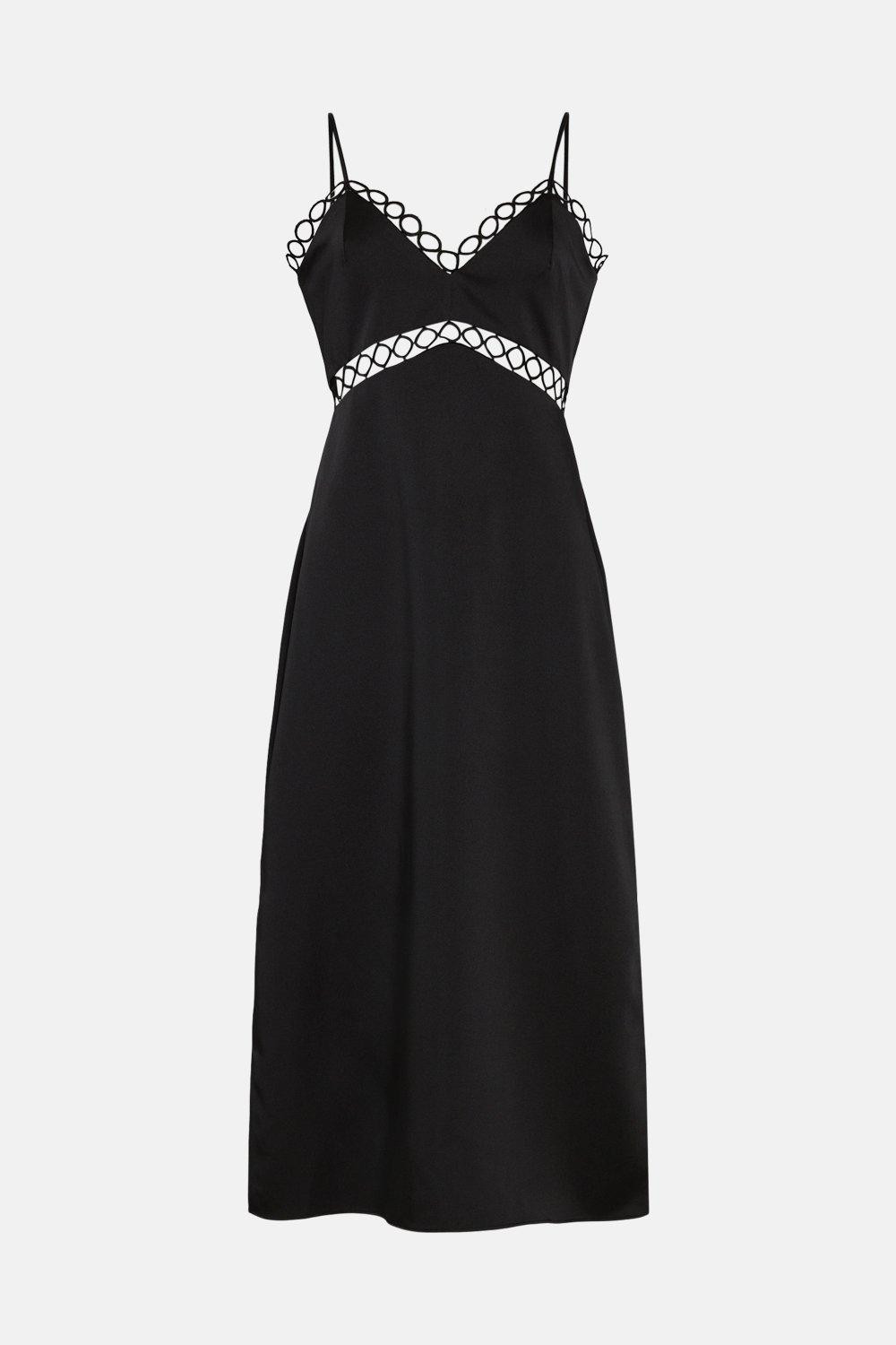 Cutout Detail Sexy Midi Dress | Warehouse UK & IE